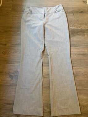 The Limited Light Grey Boot-Cut Dress Pants